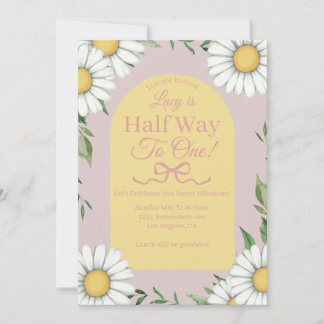 Invitación de Daisy a medio camino de uno