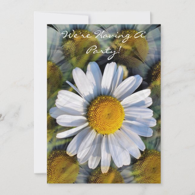 invitación de DAISY FLOWERS (Anverso)