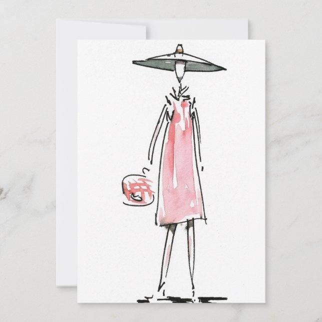 Invitación de Dama al Almuerzo (Anverso)