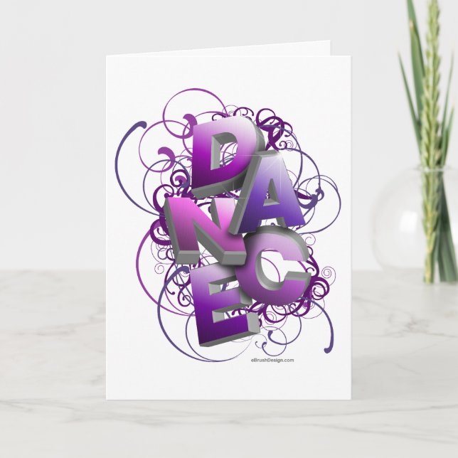invitación de danza 3D (verano) (Anverso)