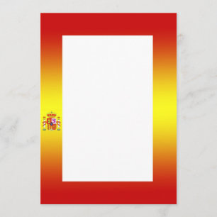 Invitación de degradado de bandera española