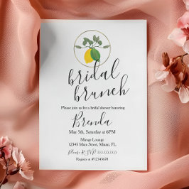 Invitación de Desayuno de Boda con Limoncillo de L
