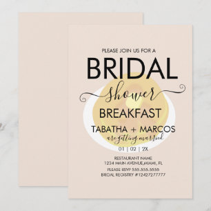Invitación de desayuno de brunch para desayuno de