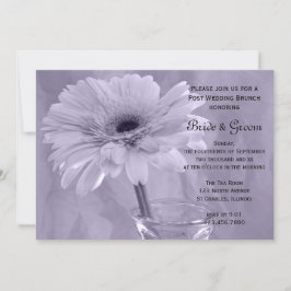 Invitación de desayuno después de la boda con marg