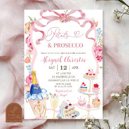 Invitación de Desayuno Nupcial con Arco de Flor Co