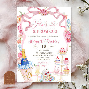 Invitación de Desayuno Nupcial con Arco de Flor Co