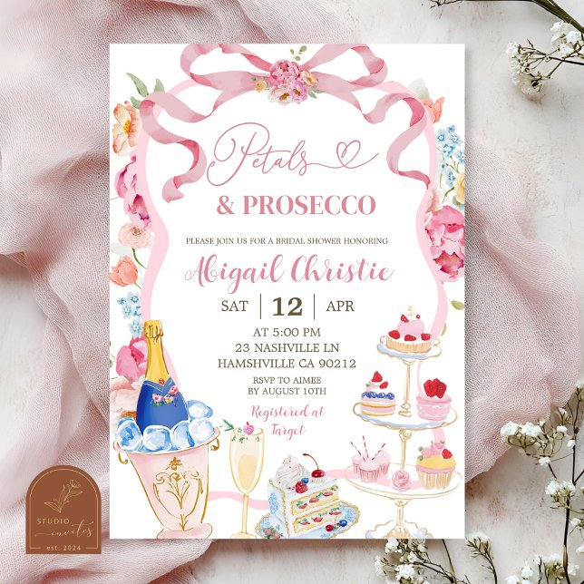 Invitación de Desayuno Nupcial con Arco de Flor Co (Subido por el creador)