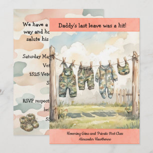Invitación de descarga digital para baby shower de