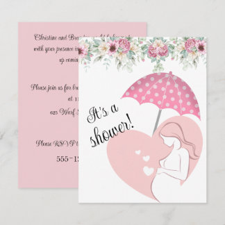 Invitación de descarga digital para baby shower de