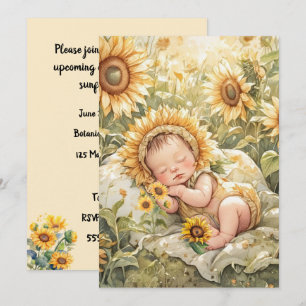 Invitación de descarga digital para baby shower de