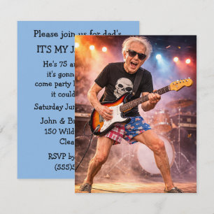 Invitación de descarga digital para la fiesta de e