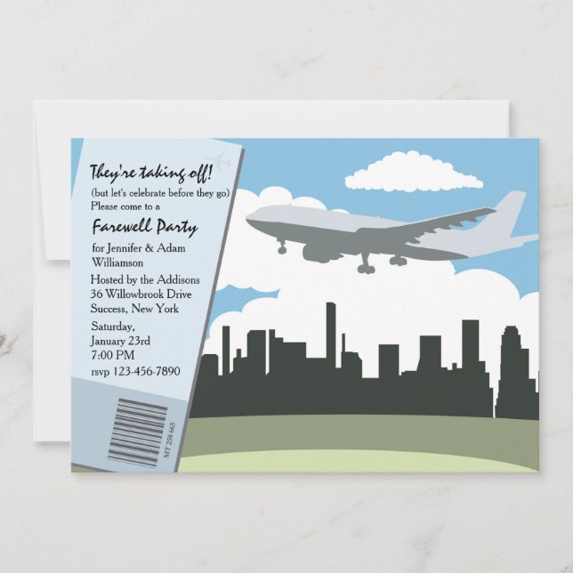 Invitación de despedida (Anverso)