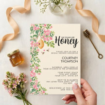 Invitación de Despedida de Soltera Acuarela Encont