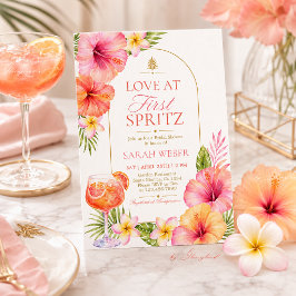 Invitación de Despedida de Soltera Amor a Primera