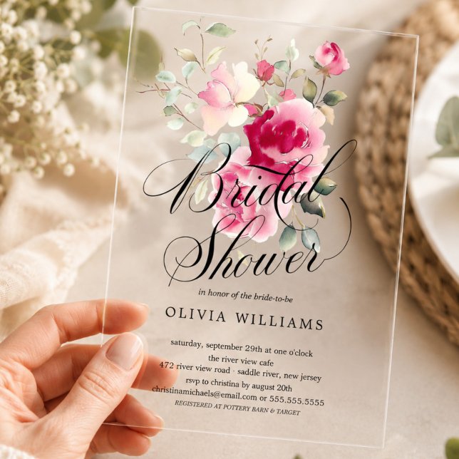 Invitación de Despedida de Soltera Blush Blossom (Subido por el creador)