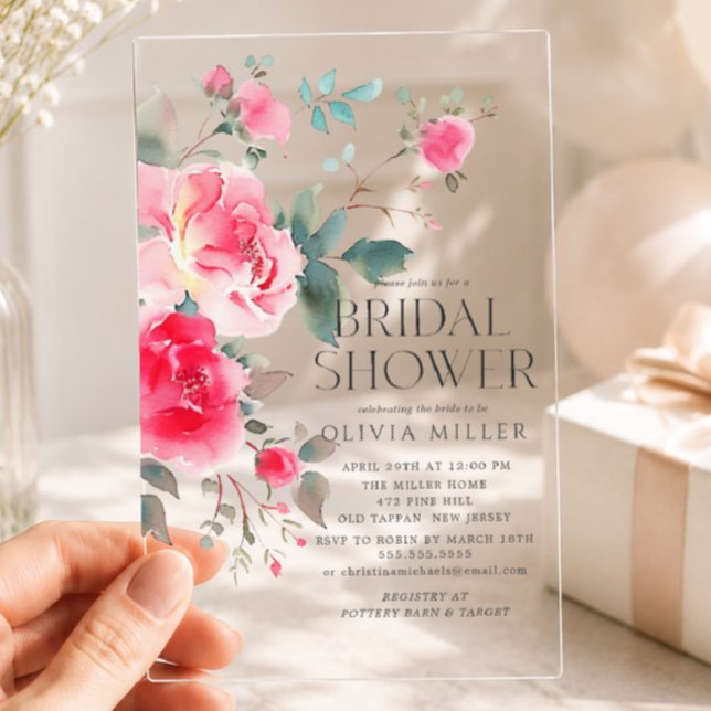 Invitación de Despedida de Soltera Blush Blossom (Subido por el creador)