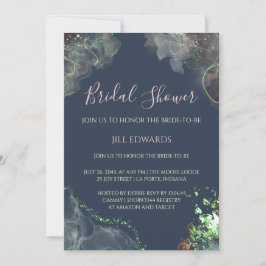 Invitación de Despedida de Soltera Boda Verde Esme