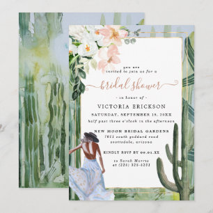 Invitación de Despedida de Soltera Bohemian Cactus