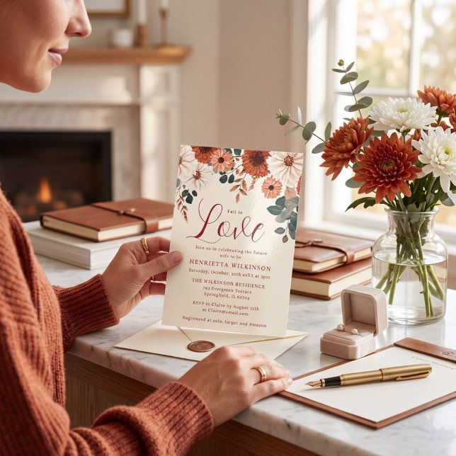 Invitación de Despedida de Soltera Boho Floral Fal (Subido por el creador)