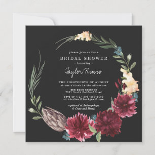 Invitación de Despedida de Soltera Boho Rústica de