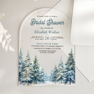 Invitación de Despedida de Soltera Bosque de Pinos