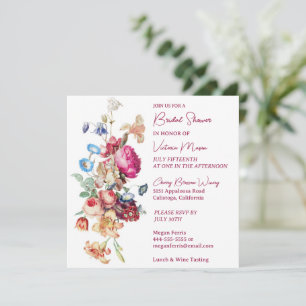 Invitación de Despedida de Soltera Botánica Hermos