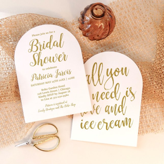 Invitación de Despedida de Soltera Calligraph Love (Subido por el creador)