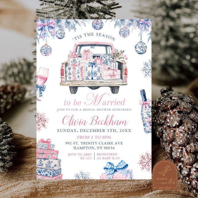 Invitación de Despedida de Soltera Chinoiserie Par (Subido por el creador)