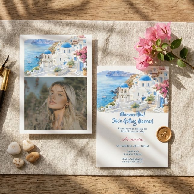 Invitación de Despedida de Soltera con Acuarela Co (Subido por el creador)
