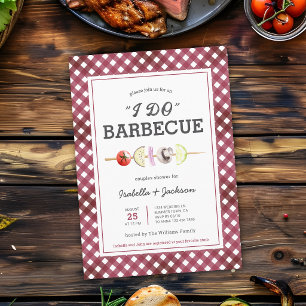 Invitación de Despedida de Soltera con Barbacoa Rú