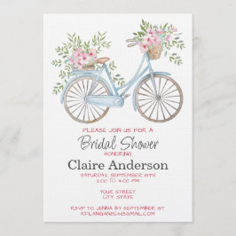 Invitación de Despedida de Soltera con Bicicleta F