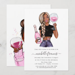 Invitación de Despedida de Soltera con Cata de Vin