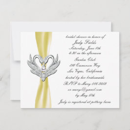 Invitación de Despedida de Soltera con Cisne de Pl