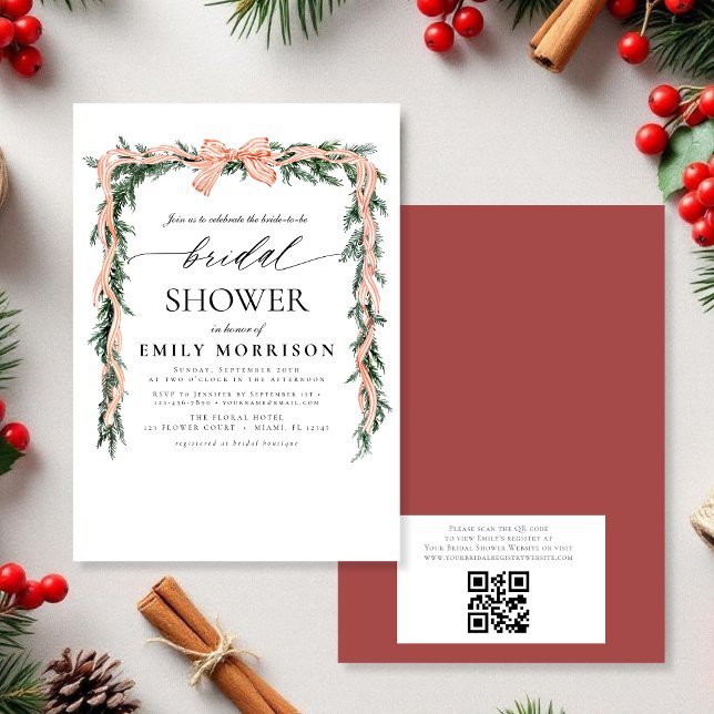 Invitación de Despedida de Soltera con Código QR d (Subido por el creador)