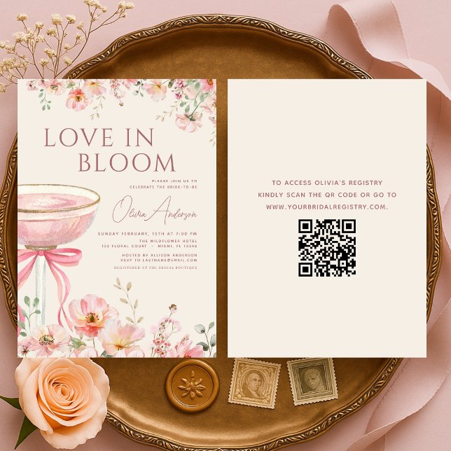 Invitación de Despedida de Soltera con Código QR d (Subido por el creador)