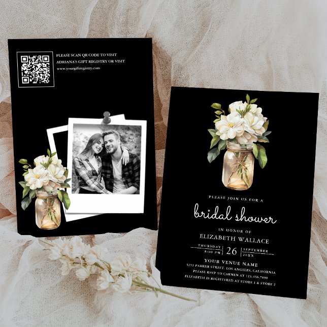 Invitación de Despedida de Soltera con Código QR F (Subido por el creador)