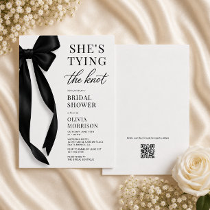 Invitación de Despedida de Soltera con Código QR S
