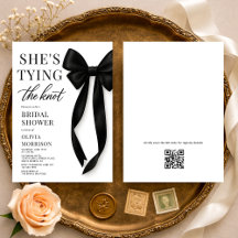 Invitación de Despedida de Soltera con Código QR S