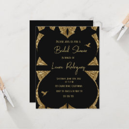 Invitación de Despedida de Soltera con corazón mod