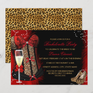 Invitación de despedida de soltera con corsé de es