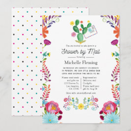 Invitación de Despedida de Soltera con Fiesta Flor