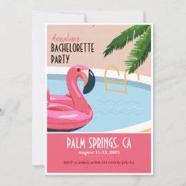 Invitación de Despedida de Soltera con Flamenco Ro