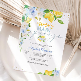 Invitación de Despedida de Soltera con Flor de Lim
