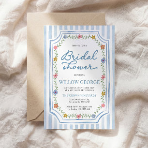 Invitación de Despedida de Soltera con Flores a Ra