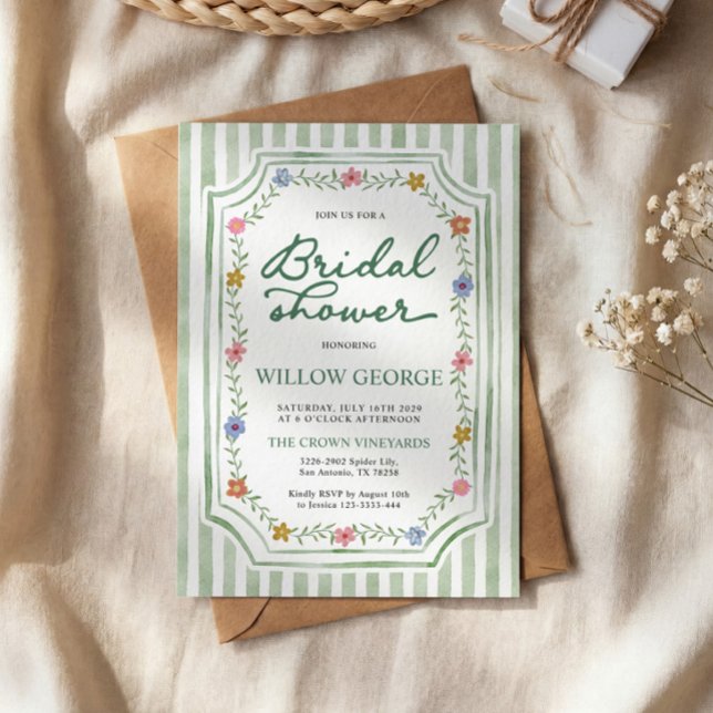 Invitación de Despedida de Soltera con Flores a Ra (Subido por el creador)