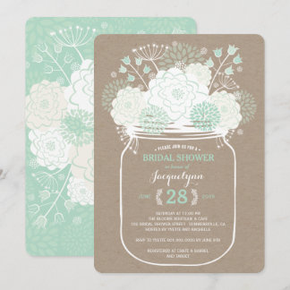Invitación de Despedida de Soltera con Flores de P