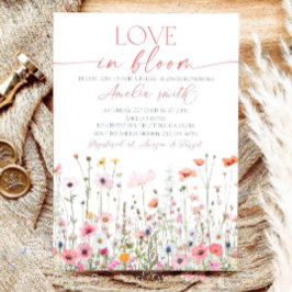 Invitación de Despedida de Soltera con Flores Silv