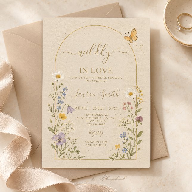 Invitación de Despedida de Soltera con Flores Silv (Subido por el creador)