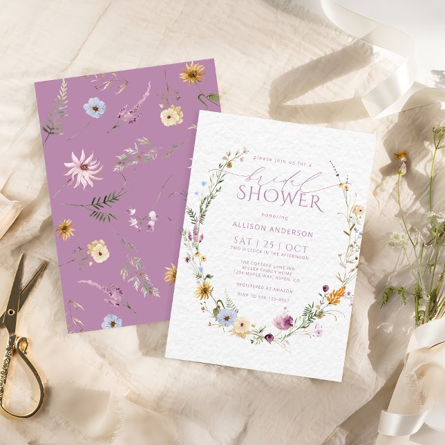 Invitación de Despedida de Soltera con Flores Silv (Subido por el creador)
