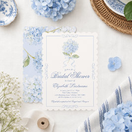 Invitación de Despedida de Soltera con Hortensia A